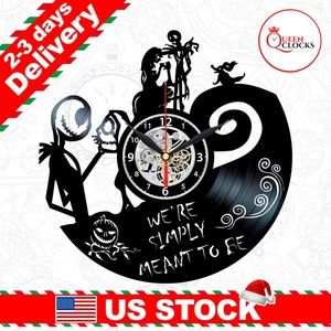 Nightmare Before Christmas Vinyl Clock Decor Gifts